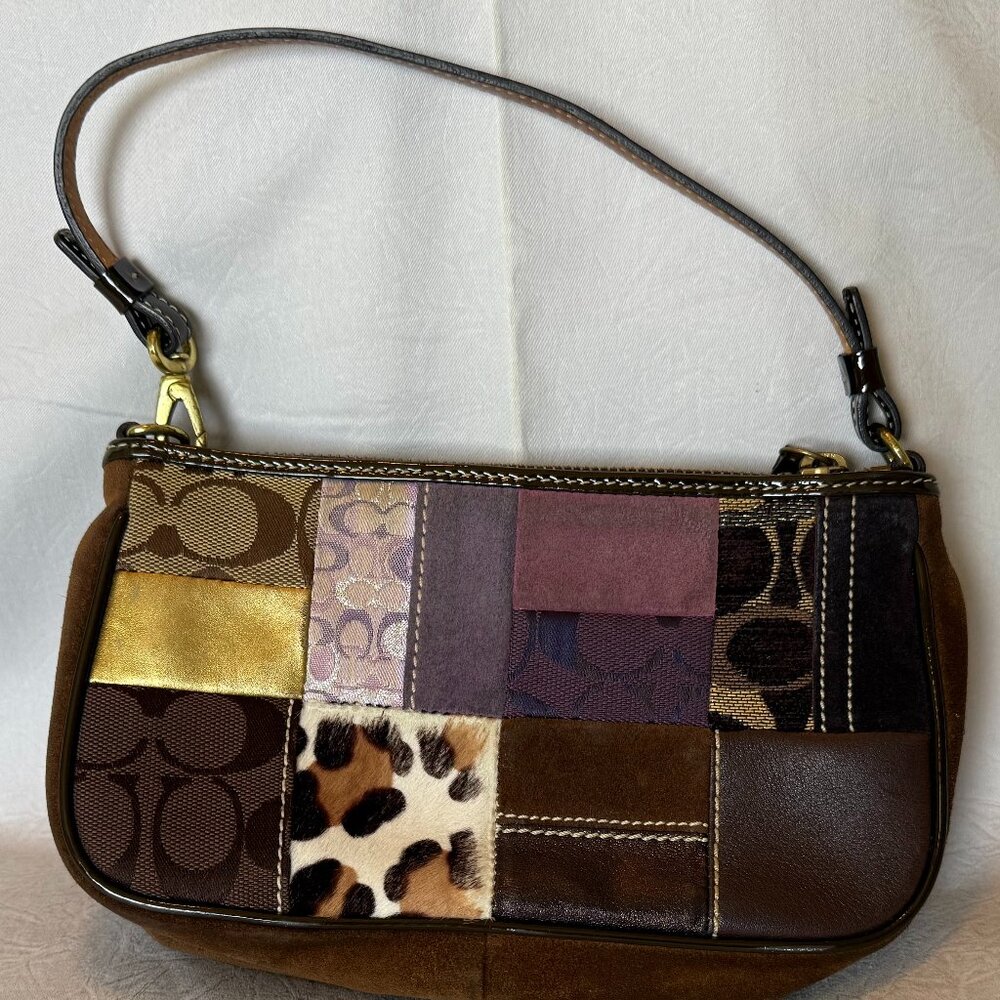 Vintage Coach Patchwork Shoulder Bag – Style No. H05S-7071